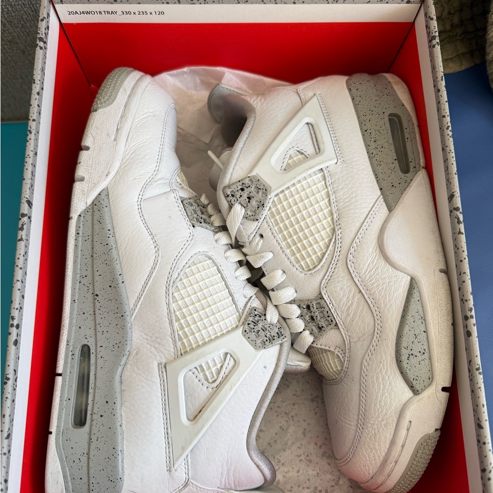 Air Jordan retro 4 (white Oreo) - Picture 2 of 6